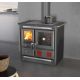 Cuisinière à bois - LA NORDICA Rosa L 5.0 Steel 9.5 kW