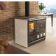 Cuisinière à bois en céramique - LA NORDICA Rosa XXL 5.0 Maiolica 11 kW