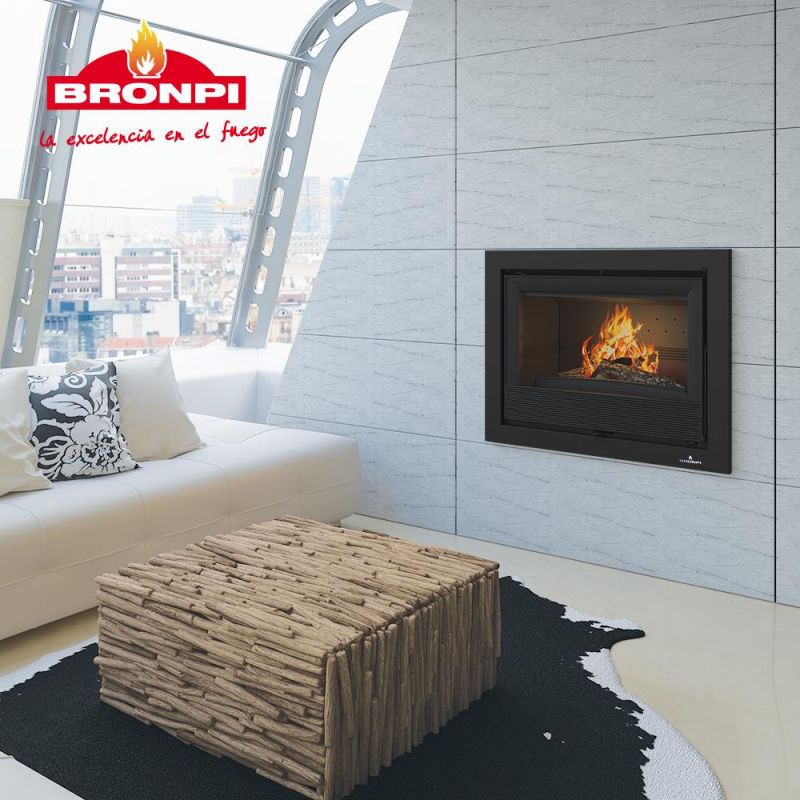 Insert à bois ventilé canalisable - BRONPI Paris 70 12 kW