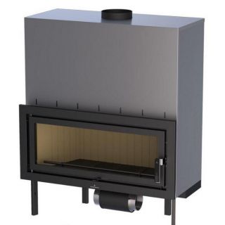 Insert à bois ventilé canalisable - BRONPI Londres - T 16 kW