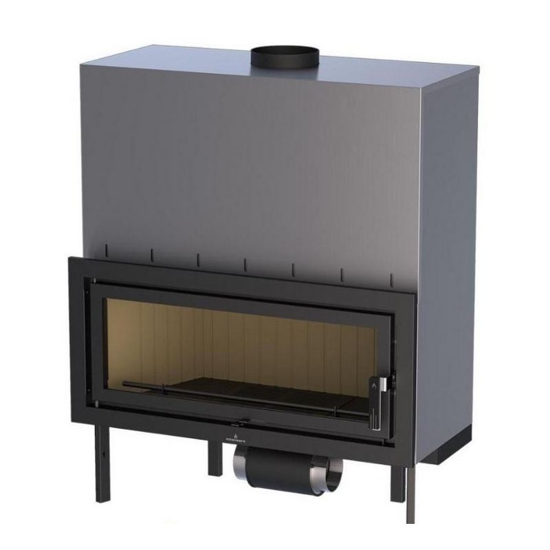 Insert à bois ventilé canalisable - BRONPI Londres - T 16 kW
