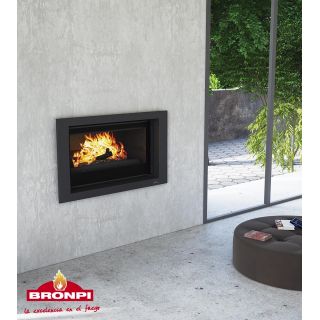 Insert à bois ventilé canalisable - BRONPI Paris 90 VG 14 kW