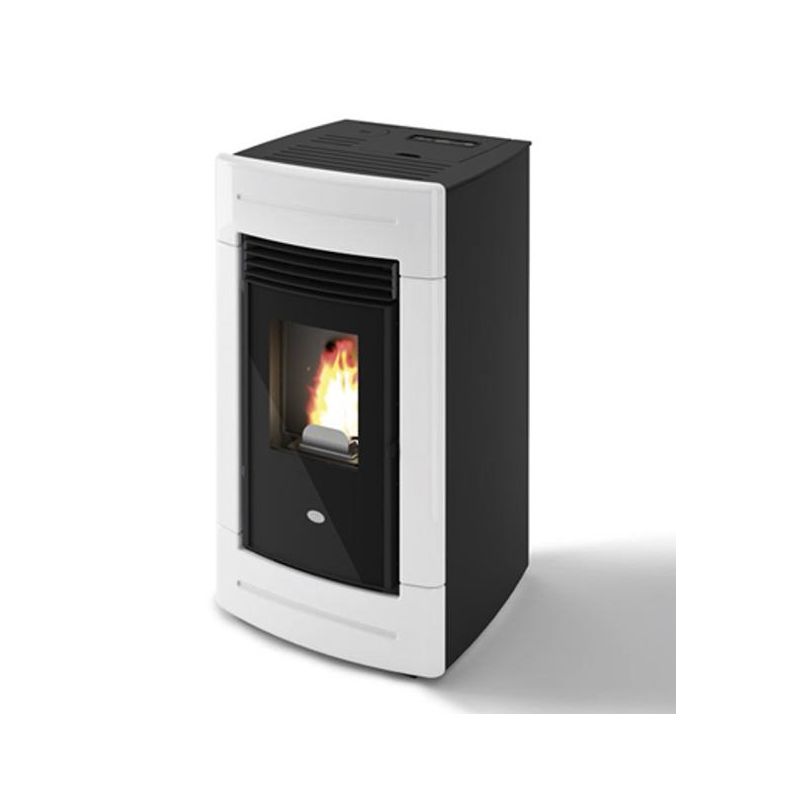 Poêle à granules ventilé céramique - EVACALOR Sofia 8 kW