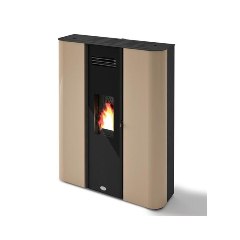 Poêle à granules ventilé étanche extra plat canalisable - EVACALOR Diletta 9.2 kW
