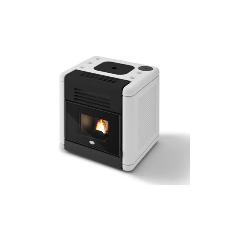 Poêle à granules ventilé - EVACALOR Dado 6.5 kW