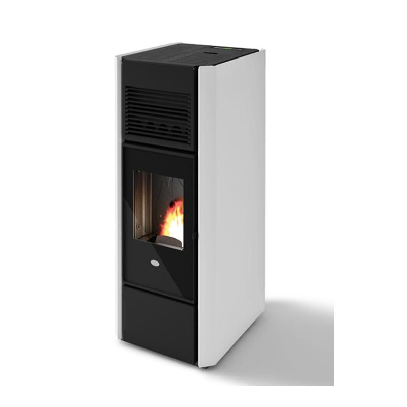 Poêle a granule ventilé canalisable - EVACALOR Inès 14 kW