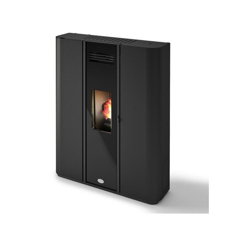 Poêle à granules ventilé extra plat étanche - EVACALOR Diva New 9.5 kW