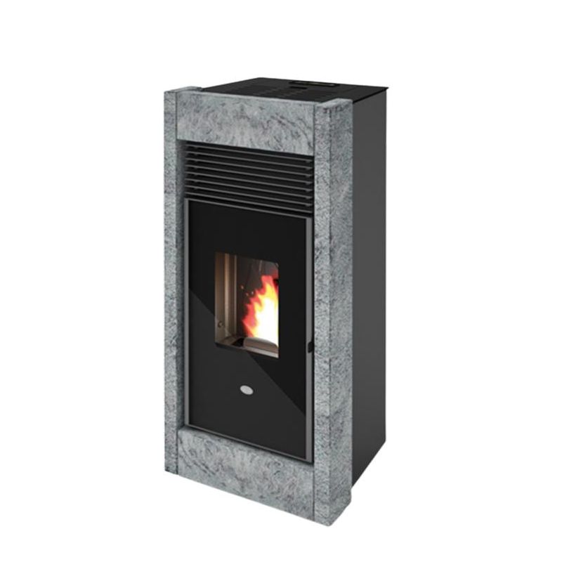 Poêle à granules ventilé canalisable - EVACALOR Beatrice 14 kW