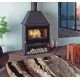 Poêle à bois ventilé - FIREMATIC Boston Luxe 12.6 kW