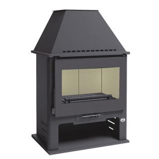 Poêle à bois ventilé - FIREMATIC Boston 12.6 kW