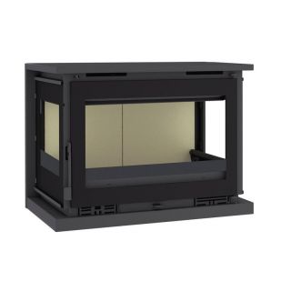 Poêle à bois 3 faces suspendu ventilé - FIREMATIC Columbia 3F 12.5 kW