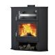 Poêle à bois d'angle avec four - FIREMATIC Akron 9.5 kW