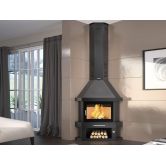 Poêle à bois cheminée d'angle - FIREMATIC Windsor 13.8 kW