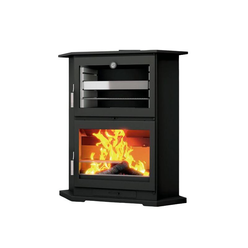 Poêle à bois d'angle avec four - FIREMATIC Tucson 10.9 kW