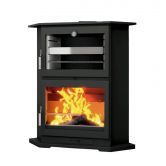 Poêle à bois d'angle avec four - FIREMATIC Tucson 10.9 kW