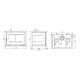 Insert à bois 3 faces ventilé - FIREMATIC Dali 12.6 kW