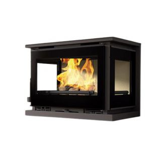 Insert à bois 3 vitres ventilé - FIREMATIC Dali 12.6 kW