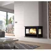 Insert à bois 3 vitres ventilé - FIREMATIC Abby 12.8 kW