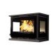 Insert à bois 3 vitres ventilé - FIREMATIC Abby 12.8 kW