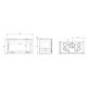 Insert à bois 2 faces ventilé - FIREMATIC Eden-I 13.3 kW