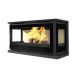 Insert à bois avec prise d'air 3 vitres ventilé - FIREMATIC Olly 13.3 kW