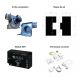 PACK Poêle à granulés silencieux étanche fonte BR9 PREMIUM + Kit ventouse Dinak
