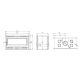 Insert à bois 2 vitres ventilé - FIREMATIC Sana 13.3 kW