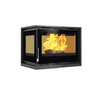 Insert à bois 2 faces ventilé - FIREMATIC Jenn-I 12.8 kW