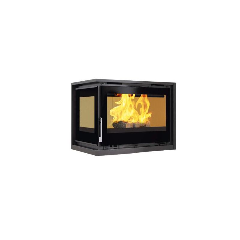Insert à bois 2 vitres ventilé - FIREMATIC Jenn-I 12.8 kW