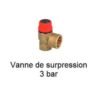 Vanne de surpression 3 bar - FM