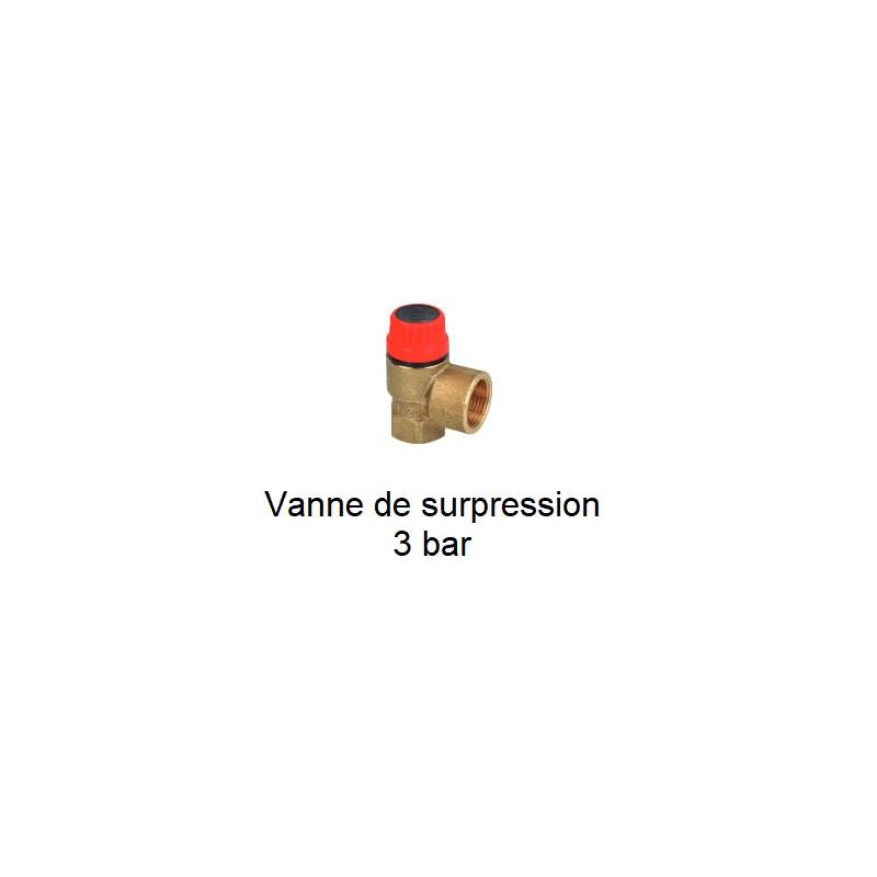 Vanne de surpression 3 bar - FM