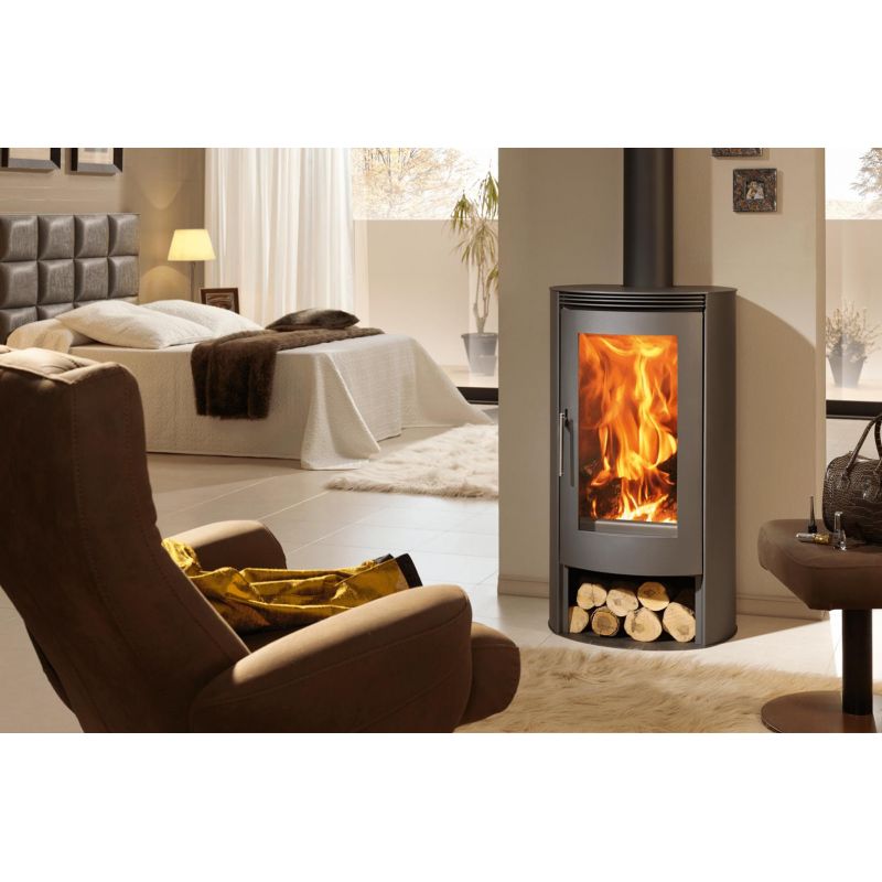 Poêle à bois raccordable - PANADERO Helena 8 kW