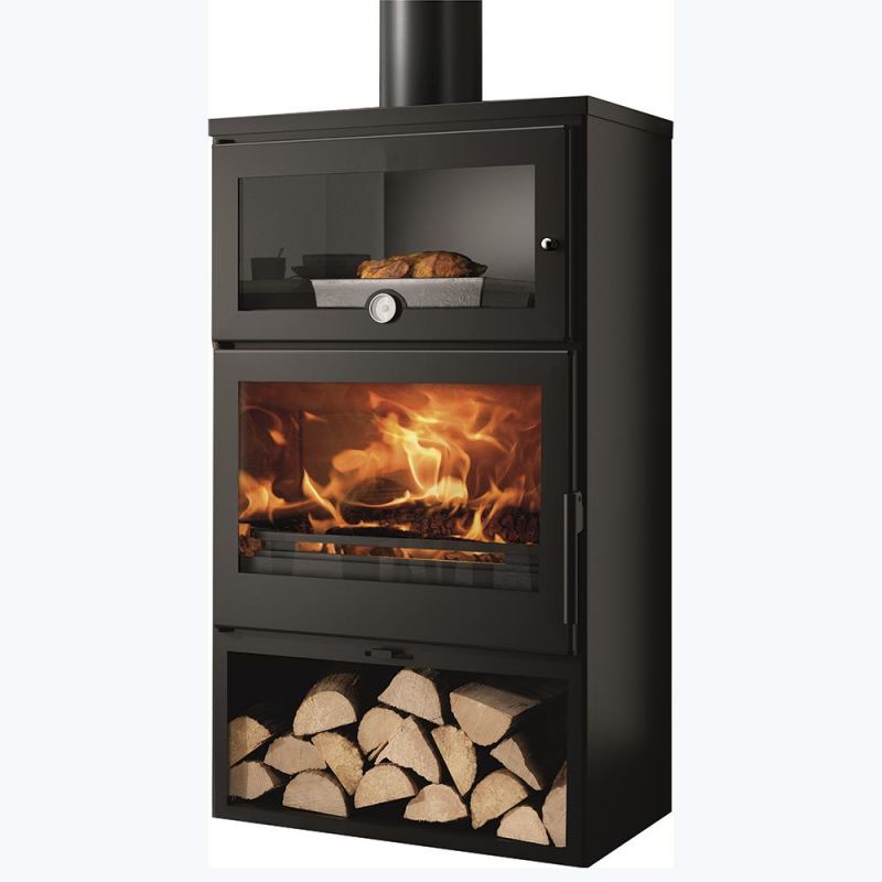 Poêle à bois avec four - PANADERO Zamora 7.1 kW