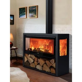 Poêle à bois 3 vitres - PANADERO Chopin 3V 8.2 kW