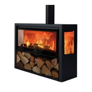 Poêle à bois 3 vitres - PANADERO Chopin 3V 8.2 kW