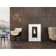 Poêle à granules ventilé extra-plat - EXTRAFLAME Marilena Plus AD Crystal 8 kW 