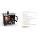 Cuisinière à bois en fonte - THERMOROSSI Klara Evo 12.1 kW