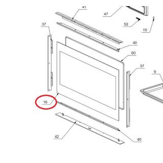 Vitre pour insert - LA NORDICA