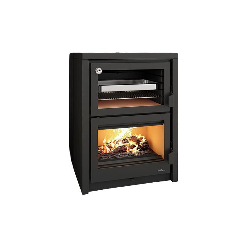 Poêle à bois avec four - BRONPI Vulcano 14 kW