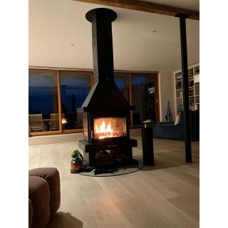 Poêle à bois cheminée 4 faces - FIREMATIC Kingston 10.5 kW