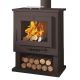 Poêle à bois chauffe plat - FIREMATIC Utha 11.2 kW