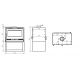 Poêle à bois ventilé double face - FIREMATIC Ottawa - S 12.6 kW