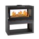 Poêle à bois ventilé 2 vitres - FIREMATIC Ottawa - S 12.6 kW