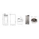 PACK : Poêle à granules étanche canalisable + Kit ventouse - INTERSTOVES Marina Concentrique 11 kW