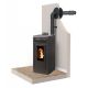 PACK : Poêle à granules étanche canalisable + Kit ventouse - INTERSTOVES Marina Concentrique 11 kW