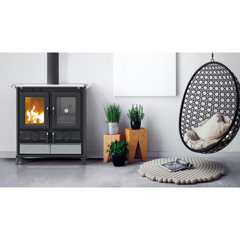 Cuisinière à bois - THERMOROSSI Violetta Evo Stone 8.2 kW