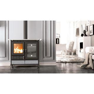 Cuisinière à bois en pierre - THERMOROSSI Margherita Evo Stone 12.1 kW