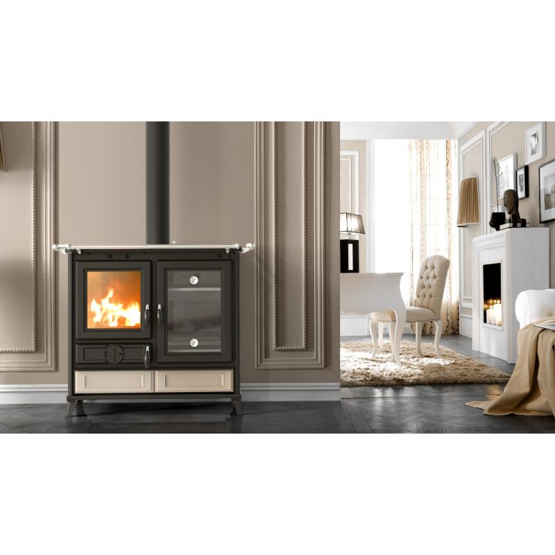 Cuisinière à bois - THERMOROSSI Margherita Evo 12.1 kW
