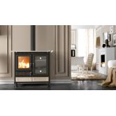 Cuisinière à bois en céramique raccordable - THERMOROSSI Margherita Evo 12.1 kW