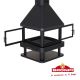Cheminée à bois 4 faces - BRONPI Huelva 16 kW
